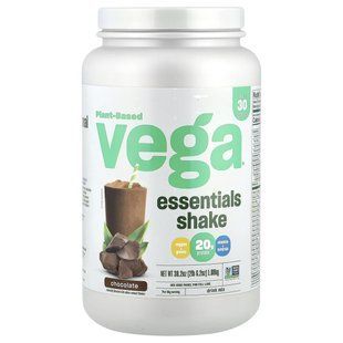 Vega, Plant-Based Essentials Shake, Chocolate, 2 lb 6.2 oz (1.08 kg) купить в Киеве и Украине