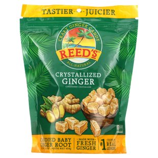 Reed's, Craft Ginger Candy, кристаллизованный имбирь, 16 унций (454 г) купить в Киеве и Украине