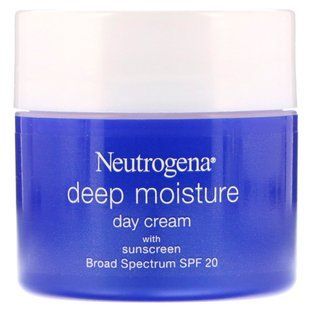 Дневной крем с солнцезащитным кремом, Broad Spectrum SPF20, Neutrogena, 2,25 унции (63 г) купить в Киеве и Украине