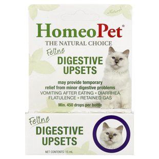 Капли при расстройствах пищеварения у кошек HomeoPet (Feline Digestive Upsets) 15 мл купить в Киеве и Украине