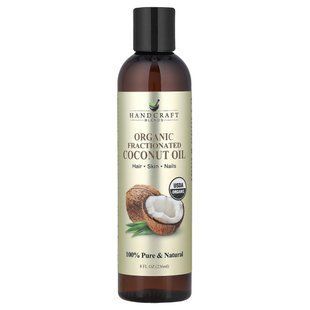 Handcraft Blends, Organic Fractionated Coconut Oil, 8 fl oz (236 ml) купить в Киеве и Украине