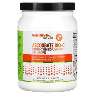 NutriBiotic, Immunity, аскорбат Bio-C, вітамін C з біофлавоноїдами й мікроелементами, 1 кг (2,2 фунта)