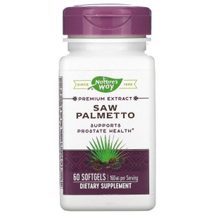 Со Пальметто стандартизированный Nature's Way (Saw Palmetto) 60 капсул купить в Киеве и Украине