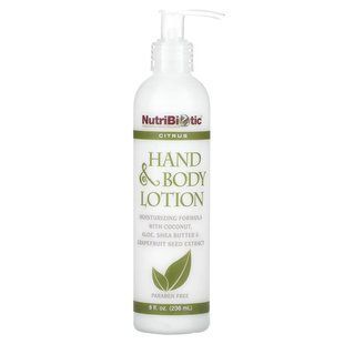 NutriBiotic, Hand & Body Lotion, Citrus, 8 fl oz (236 ml)