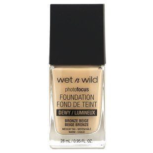 wet n wild, PhotoFocus, Foundation, Dewy, 1111526 Bronze Beige, 0.95 fl oz (28 ml) купить в Киеве и Украине