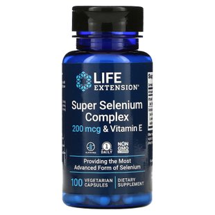 Cелен cуперкомплекс Life Extension (Super Selenium Complex) 100 вегетарианских капсул купить в Киеве и Украине