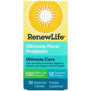 Пробиотик Renew Life (Ultimate Flora Probiotic) 100 млрд 30 капсул купить в Киеве и Украине