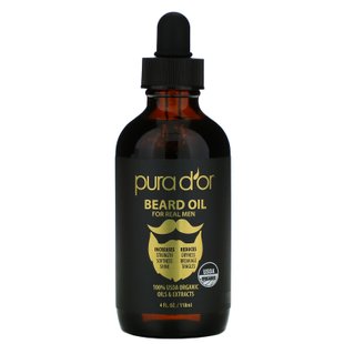 Масло для бороды, Beard Oil, Pura D'or, 118 мл купить в Киеве и Украине