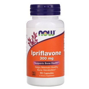 Иприфлавон Now Foods (Ipriflavone) 300 мг 90 капсул купить в Киеве и Украине