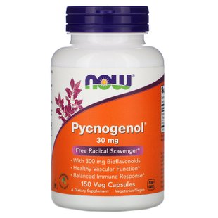 Пикногенол Now Foods (Pycnogenol) 30 мг 150 капсул купить в Киеве и Украине