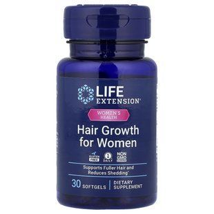Life Extension, Women's Health, средство для роста волос для женщин, 30 капсул купить в Киеве и Украине