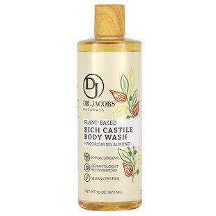 Dr. Jacobs Naturals, Plant-Based Rich Castle Body Wash, Nourishing Almond, 16 oz (473 ml) купить в Киеве и Украине
