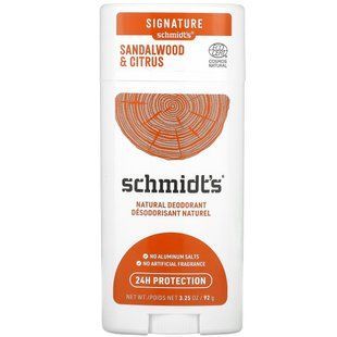 Schmidts, Natural Deodorant, Sandalwood and Citrus, 3.25 oz (92 g)
