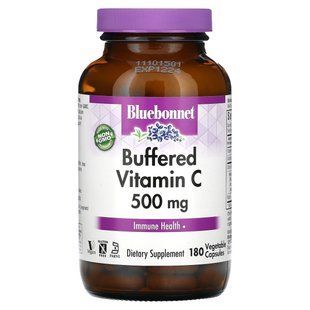 Буферизований вітамін С Bluebonnet Nutrition (Buffered Vitamin C-500) 500 мг 180 капсул