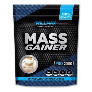 Mass Gainer Willmax 2 kg латте-макіато купить в Киеве и Украине