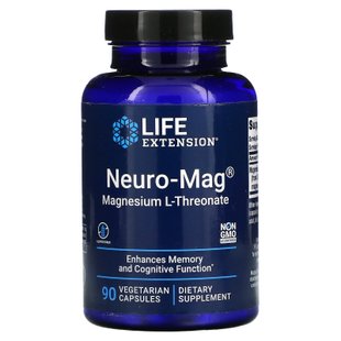 Магний L-треонат Life Extension (Neuro-Mag) 90 капсул купить в Киеве и Украине