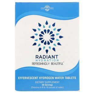 Hydrogen Energy, Daily Wellness Company, 30 effervescent hydrogen tablets with water