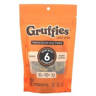 Green Gruff, Gruffies Joint & Hip, Peanut Butter Dog Treats, 6 oz (170 g) купить в Киеве и Украине