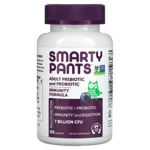 Пробиотики для взрослых вкус черники SmartyPants (Adult Probiotic Complete) 60 жевательных конфет купить в Киеве и Украине