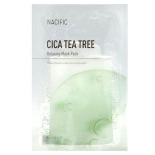Nacific, Cica Tea Tree Relaxing Beauty Mask Pack, 1 Sheet Mask, 1.05 oz (30 g) купить в Киеве и Украине