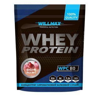 Whey Protein 80 Willmax 920 g вишня-йогурт купить в Киеве и Украине