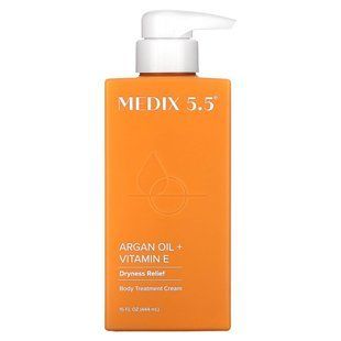 Medix 5.5, Body Cream, Argan Oil + Vitamin E, 15 fl oz (444 ml) купить в Киеве и Украине