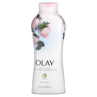Гель для душа, охлаждающая белая земляника и мята, Fresh Outlast, Olay, 650 мл (22 жидк. унции) купить в Киеве и Украине