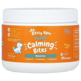 Zesty Paws, Calming Bites, For Puppy, Behavior, All Ages, Turkey, 90 Soft Chews купить в Киеве и Украине