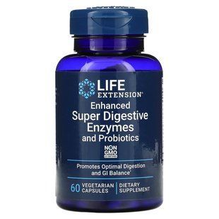Life Extension Super Digestive Enzymes and Probiotics 60 Capsules