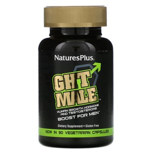 GHT Male, Гормон роста для мужчин, с тестостероном, Nature's Plus, 90 капсул купить в Киеве и Украине