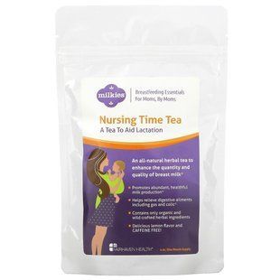 Чай для кормящих грудью женщин, со вкусом лимон, Milkies Nursing Time Tea &ndash; An Herbal Lactation Tea to Increase Milk Supply, Fairhaven Health, 113 г купить в Киеве и Украине