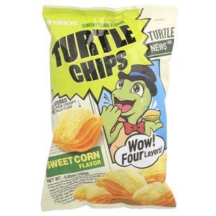 Orion, Turtle Chips, Sweet Corn, 5.65 oz (160 g) купить в Киеве и Украине