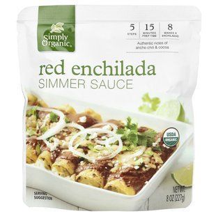 Органический соус для варки на медленном огне, красная энчилада, Simply Organic, 8 унций (227 г) купить в Киеве и Украине