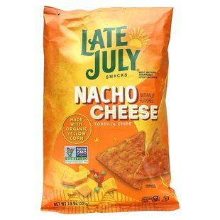 Late July, Tortilla Chips, Nacho Cheese, 7.8 oz (221 g) купить в Киеве и Украине