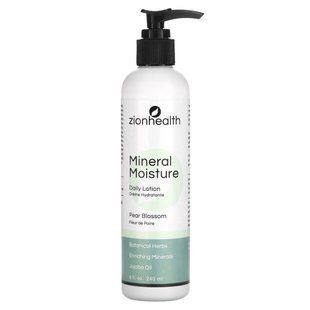 Zion Health, Mineral Moisture Daily Lotion, Pear Blossom, 8 fl oz (240 ml)