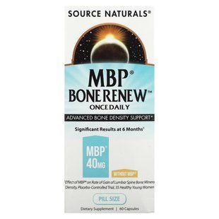 Комплекс для здоровья костей Source Naturals (MBP Bone Renew) 60 капсул купить в Киеве и Украине
