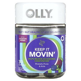 OLLY, Keep It Movin', Plum Berry, 30 Gummies купить в Киеве и Украине
