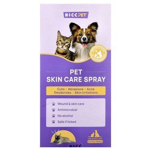 HICC Pet, спрей для ухода за кожей домашних животных, для собак и кошек, 500 мл (16,9 жидк. унции) купить в Киеве и Украине