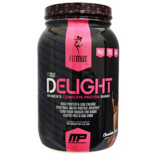 Delight, полноценный протеиновый коктейль для женщин, шоколадный восторг, FitMiss, 2 фунта (907 г) купить в Киеве и Украине