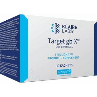 Probiotics for Mood Support Klaire Labs (Mood Probiotic Target gb-X) 5 billion CFU powder 30 packets