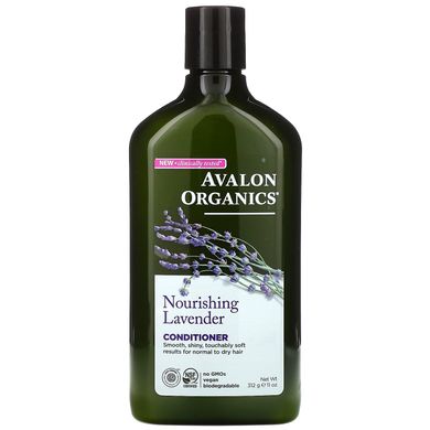 Кондиціонер для волосся лаванда живильний Avalon Organics (Conditioner) 312 г