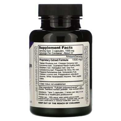 Супер адаптоген, Dragon Herbs, 500 мг, 100 рослинних капсул
