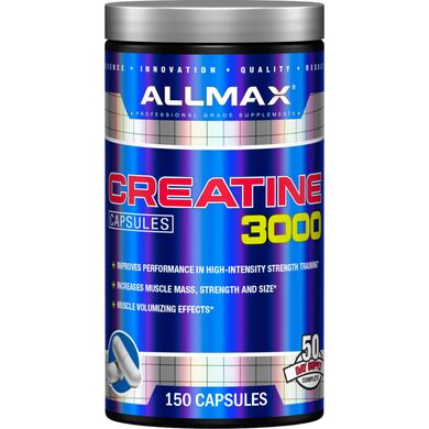 Креатин 3000, Creatine 3000, ALLMAX Nutrition, 150 капсул