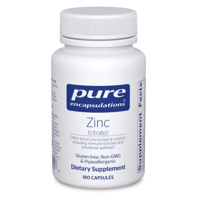 Цинк Цитрат Pure Encapsulations (Zinc Citrate) 180 капсул