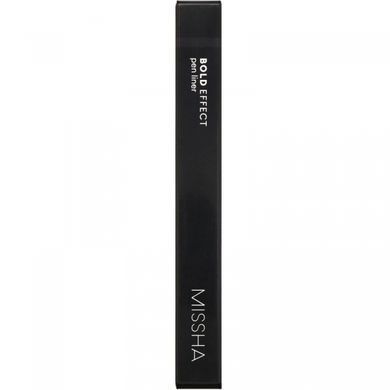 Eyeliner pen, black, Missha, 0.4 g