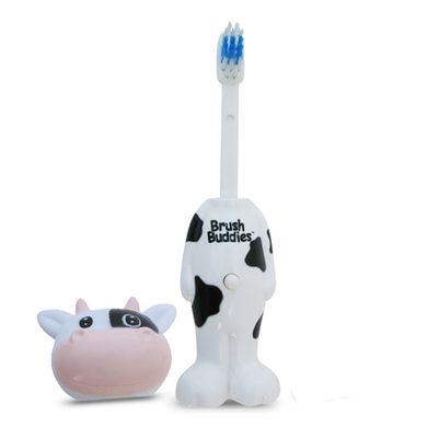 Poppin ', корова Мілки Уейн, м'яка, Brush Buddies, 1 зубна щітка