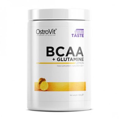 Аминокислота BCAA + глютамин, BCAA + GLUTAMINE, OstroVit, 500 г купить в Киеве и Украине