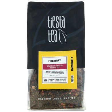 Tiesta Tea Company, Листовой чай премиум-класса, Fireberry, без кофеина, 16,0 унций (453,6 г) купить в Киеве и Украине