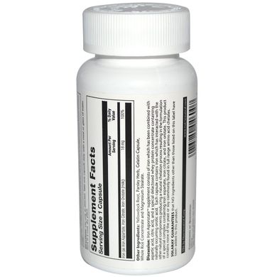 Залізо Solaray (Iron Asporotate) 18 мг 100 капсул