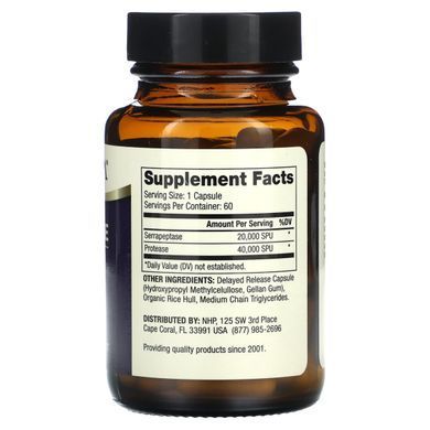 Dr. Mercola, Serrapeptase Enzymes , 60 Capsules купить в Киеве и Украине